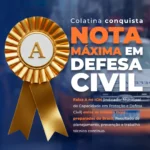 Colatina conquista nota máxima em indicador nacional de Defesa Civil