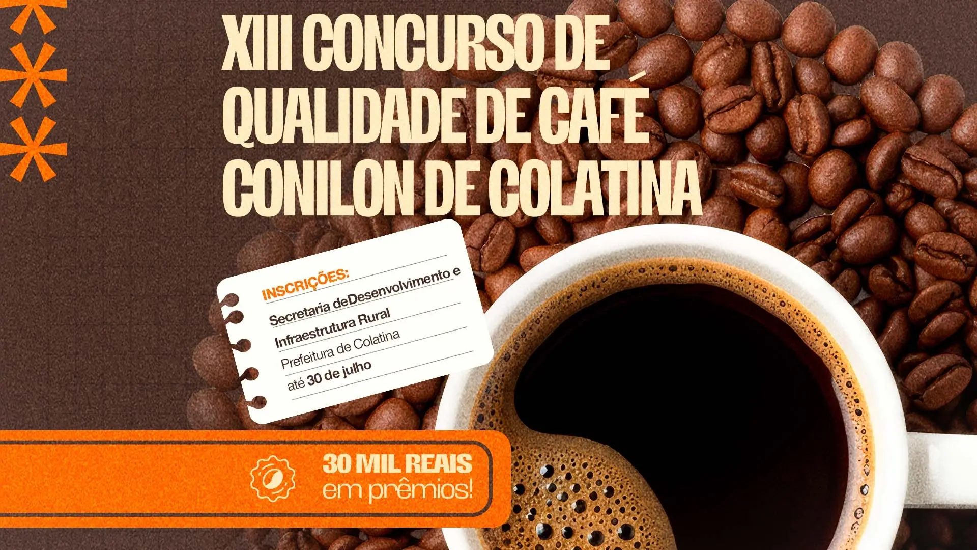 Inscrições para o XIII Concurso de Qualidade de Café Conilon de Colatina já estão abertas